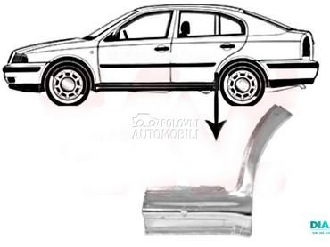 RUB (PREDNJI DEO SA POLOVINOM za Škoda Octavia od 1997. do 2010. god.