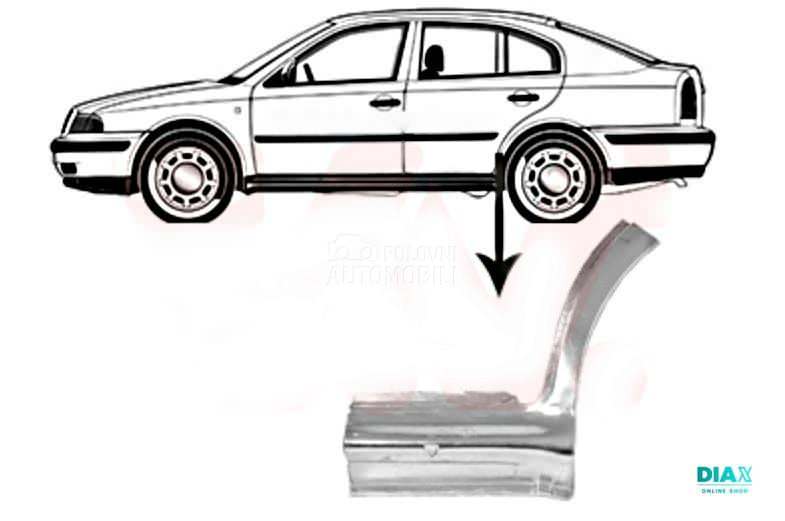 RUB (PREDNJI DEO SA POLOVINOM