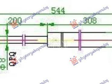 AMORTIZER GEPEK VRATA (544L-59 za Opel Zafira od 1999. do 2005. god.