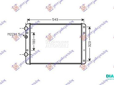 HLADNJAK MOTORA ZA SVE MODELE za Volkswagen Lupo od 1998. do 2005. god.