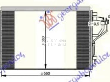 HLADNJAK KLIME 1.4/1.6i BENZIN za Hyundai i30 od 2014. do 2017. god.