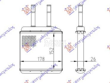 GREJAC KABINE za Daewoo Matiz od 2000. do 2005. god.
