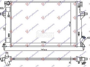 HLADNJAK MOTORA za Hyundai i30 od 2017. do 2020. god.