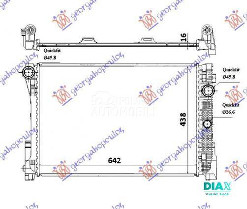 HLADNJAK MOTORA 1.8/2.5/3.0 16