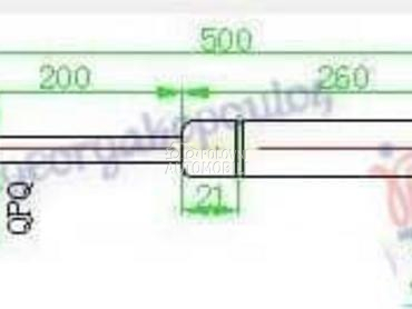 AMORTIZER HAUBE 350 njutna za Audi A3 od 1996. do 2003. god.