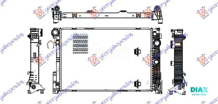 HLADNJAK MOTORA 3.0/3.5 BENZIN