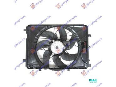 VENTILATOR KOMPLET (BENZIN/DIZ za Mercedes Benz SLK Klasa od 2010. do 2016. god.