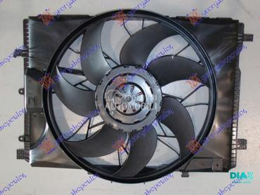 VENTILATOR KOMPLET (BENZIN/DIZ za Mercedes Benz CLS Klasa od 2010. do 2014. god.