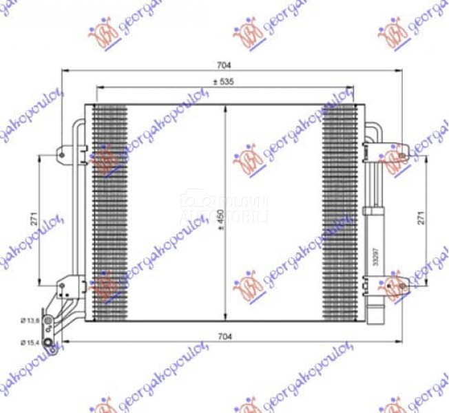 HLADNJAK KLIME 1.4 Tsi/2.0...