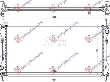 HLADNJAK MOTORA 2.3i 16V... za Ford Transit Connect od 2000. do 2006. god.