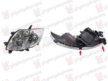 FAR ELEKTRICNI HROM Levo za Toyota Auris od 2006. do 2010. god.