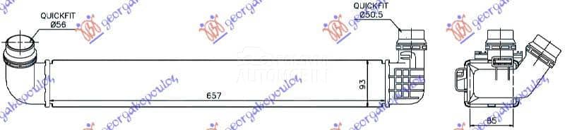 HLADNJAK INTERKULERA 1.5 DCI