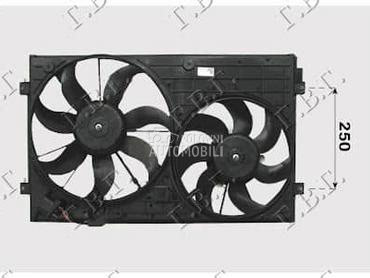 VENTILATOR za Volkswagen Golf 6 od 2008. do 2013. god.