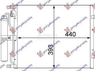 HLADNJAK KLIME 1.5 dCi... za Nissan Micra od 2002. do 2010. god.