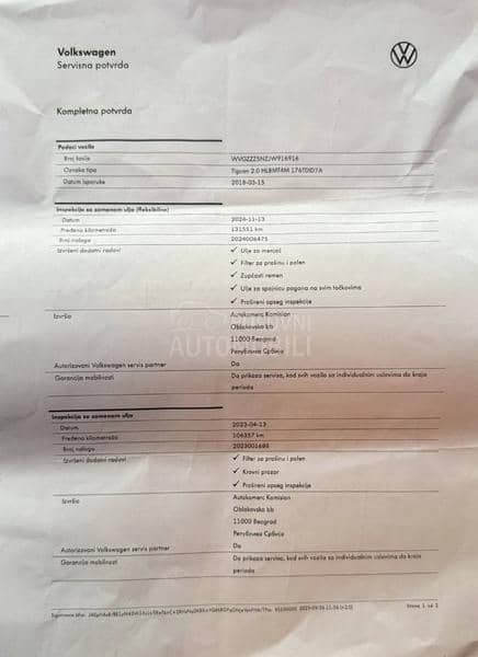 Volkswagen Tiguan 2.0 240k.Z.A.M.E.N.A