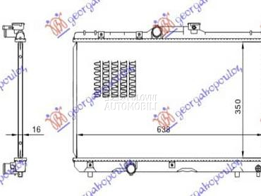 HLADNJAK MOTORA 1.3/1.6... za Toyota Corolla od 1992. do 1996. god.