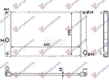 HLADNJAK MOTORA 1.8 HIBRID za Toyota Prius od 2012. do 2016. god.