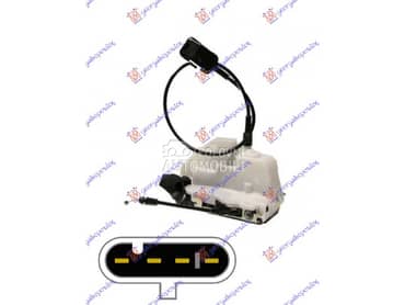 BRAVA PREDNJIH VRATA BELA... za Renault Megane od 2005. do 2008. god.