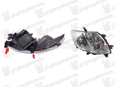 FAR ELEKTRICNI HROM Desno za Toyota Auris od 2006. do 2010. god.