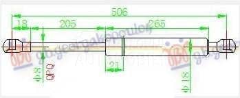 AMORTIZER HAUBE 140 njutna