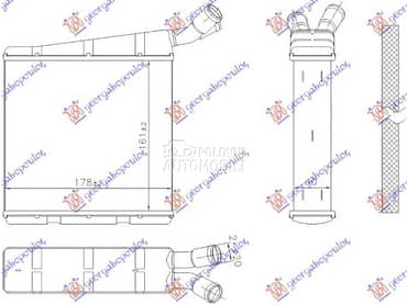 HLADNJAK MOTORA DODATNI za Seat Toledo od 2004. do 2012. god.
