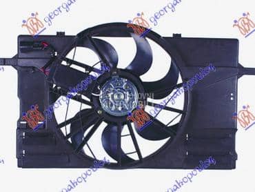 VENTILATOR HLADNJAKA KOMPLET za Volvo S40 od 2004. do 2007. god.