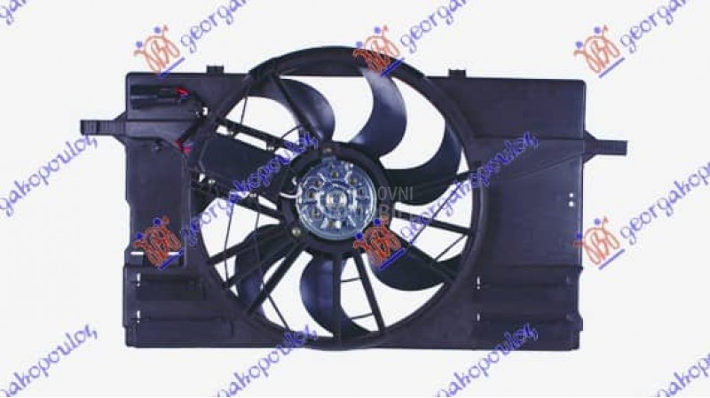VENTILATOR HLADNJAKA KOMPLET