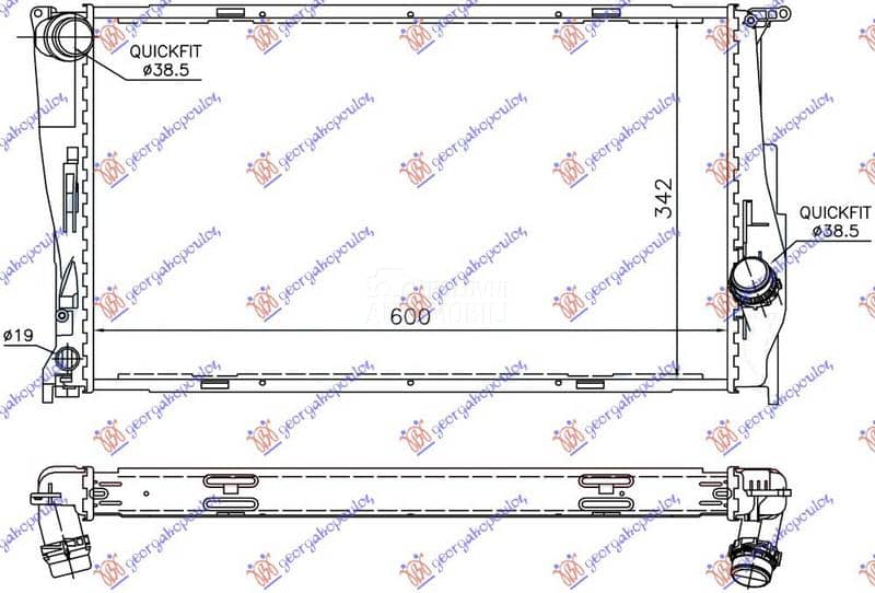 HLADNJAK MOTORA 3.0 BENZIN...