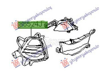 RESETKA PREDNJEG BRANIKA Desno za Hyundai i30 od 2017. do 2020. god.