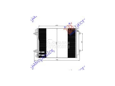 HLADNJAK KLIME za Volkswagen Passat CC za 2012. god.