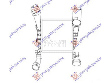 HLADNJAK INTERKULERA... za Audi Q7 od 2006. do 2009. god.