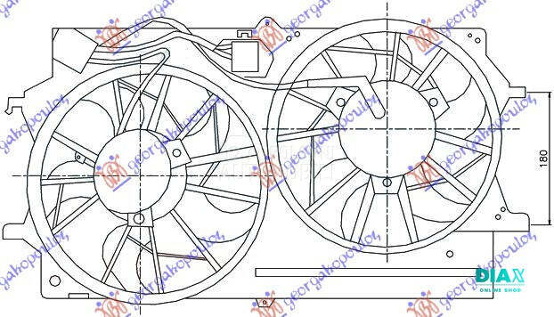 VENTILATOR (DUPLI) KOMPLET (BE