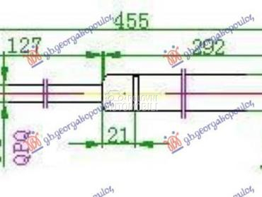 AMORTIZER GEPEK VRATA 3/5 VRAT za Ford Focus od 1998. do 2004. god.