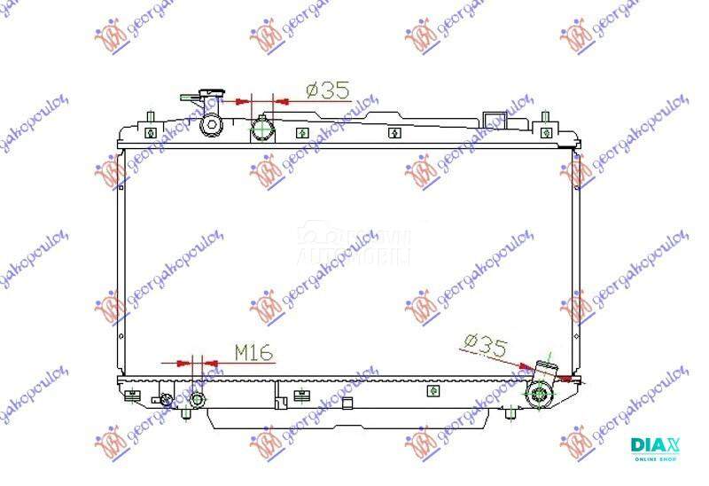 HLADNJAK MOTORA 1.8/2.0I 16V V