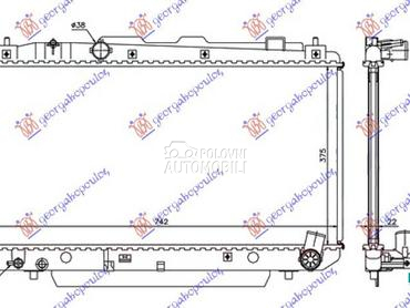 HLADNJAK MOTORA 2.0 D4d (37.5x za Toyota RAV 4 od 2000. do 2005. god.