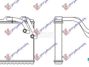 GREJAC KABINE (182x174) za Mitsubishi Carisma od 1996. do 2005. god.