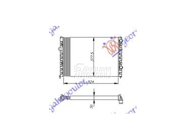 HLADNJAK MOTORA... za Volkswagen Passat B4 od 1993. do 1996. god.