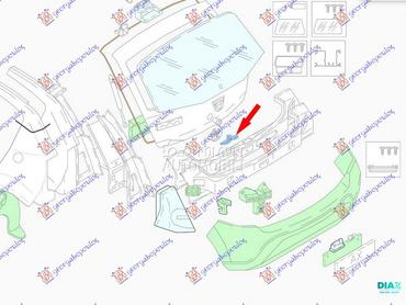 BRAVA GEPEK VRATA NA ZADNJEM V za Renault Clio od 2001. do 2006. god.