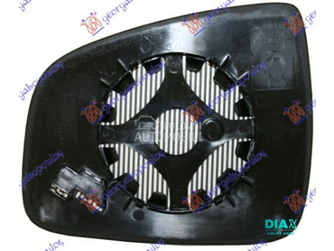 STAKLO RETROVIZORA SA GREJACEM za Dacia Sandero od 2008. do 2012. god.