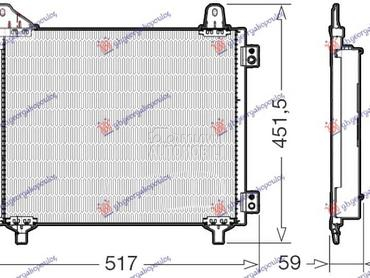 HLADNJAK KLIME 1.2 BENZIN... za Opel Corsa F od 2019. do 2023. god.