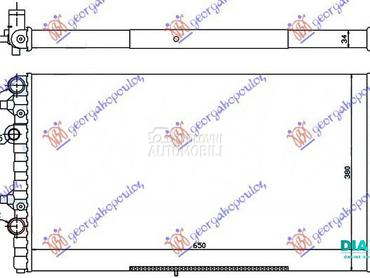 HLADNJAK MOTORA 1.8/2.0V TURBO za Seat Ibiza od 1999. do 2002. god.
