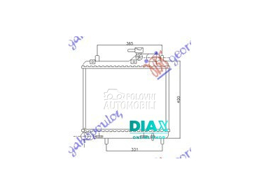 HLADNJAK MOTORA 1.5 CRDi (36x4 za Hyundai Accent od 1999. do 2002. god.