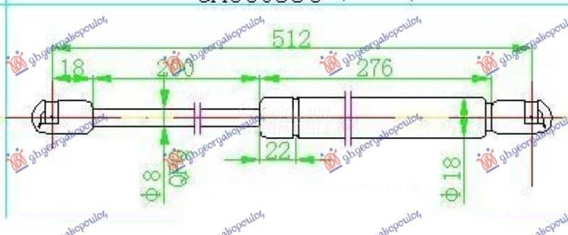 AMORTIZER GEPEK VRATA...