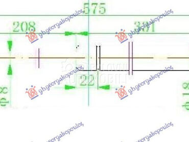 AMORTIZER GEPEK VRATA (577L-53 za Hyundai Accent od 1999. do 2002. god.