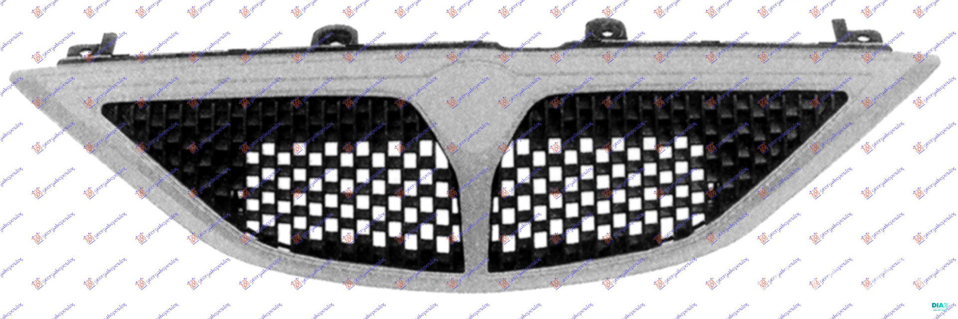 PVC MASKA KOMPLET HROM 2000- za Lancia Ypsilon od 1996. do 2003. god.