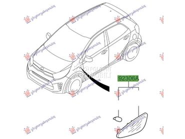 MIGAVAC U KRILU Desno za Kia Picanto od 2017. do 2024. god.