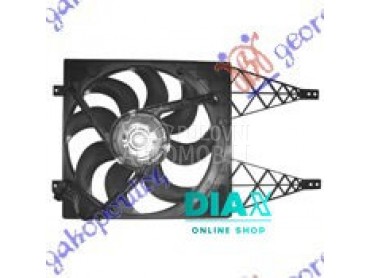 VENTILATOR KOMPLET (BENZIN/DIZ za Seat Toledo od 2012. do 2025. god.