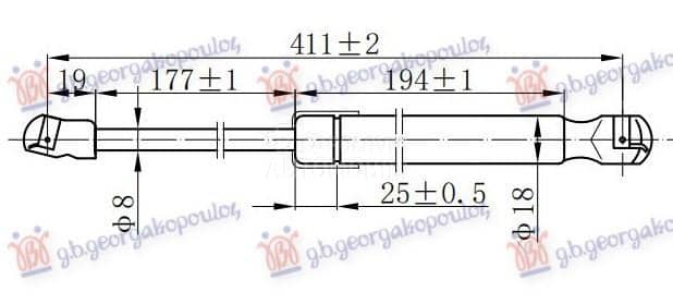 AMORTIZER HAUBE 390 njutna