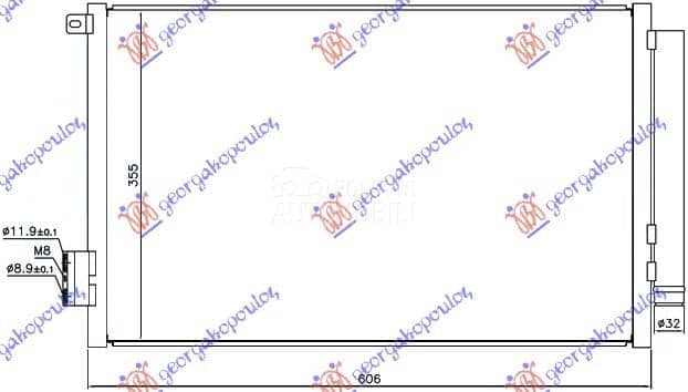 HLADNJAK KLIME 1.4i 16V