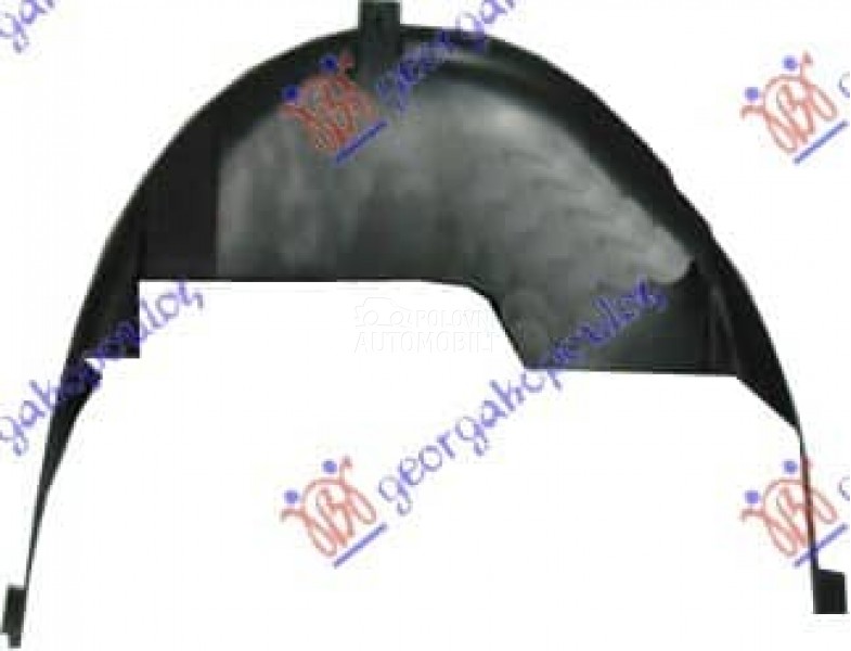 ZADNJE POTKRILO PLASTICNO Levo